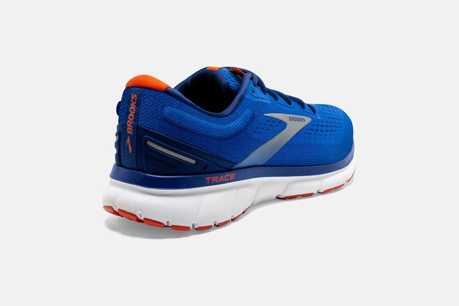 Brooks Trace Road Running Shoes Mens Blue 810765-LMW